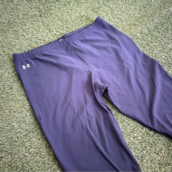 Under Armour Women's Navy Blue Leggings XL - Picture 1 of 5